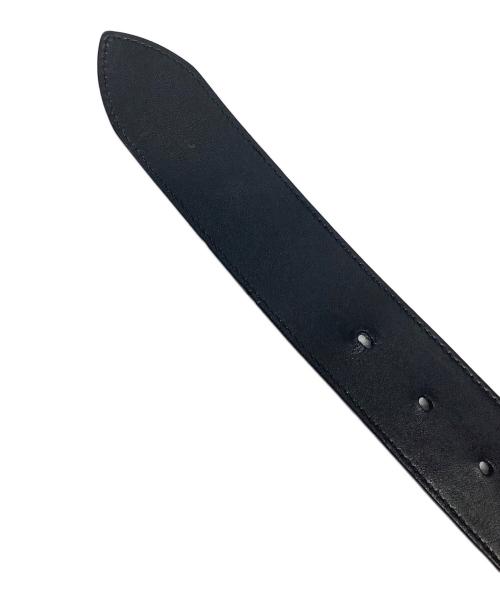 GUCCI（グッチ）GUCCI (グッチ) GGレザーベルト ブラックの古着・服飾アイテム