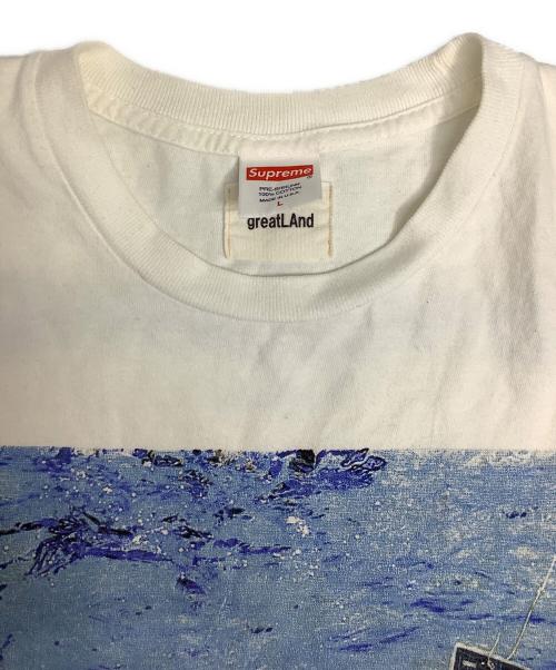 SUPREME（シュプリーム）Supreme (シュプリーム) Great Land (グレートランド) Tシャツ ホワイト サイズ:Lの古着・服飾アイテム