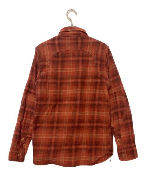 freewheelers（フリーホイーラーズ）FREEWHEELERS (フリーホイーラーズ) BUBO SPORT TOGS (ブーボースポーツトグス) ハンティングシャツ レッド サイズ:14の古着・服飾アイテム