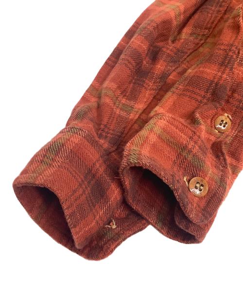 freewheelers（フリーホイーラーズ）FREEWHEELERS (フリーホイーラーズ) BUBO SPORT TOGS (ブーボースポーツトグス) ハンティングシャツ レッド サイズ:14の古着・服飾アイテム