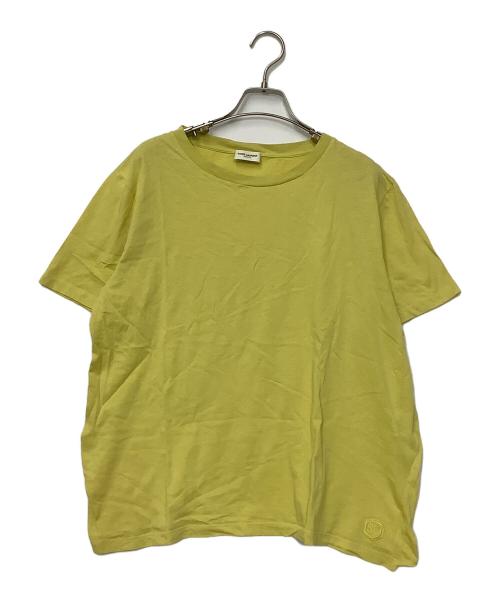 Saint Laurent Paris（サンローランパリ）Saint Laurent Paris (サンローランパリ) ウォッシュ加工Tee イエロー サイズ:XXLの古着・服飾アイテム