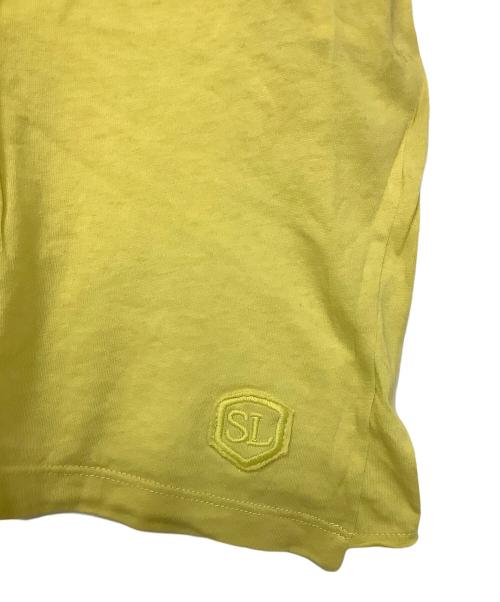 Saint Laurent Paris（サンローランパリ）Saint Laurent Paris (サンローランパリ) ウォッシュ加工Tee イエロー サイズ:XXLの古着・服飾アイテム