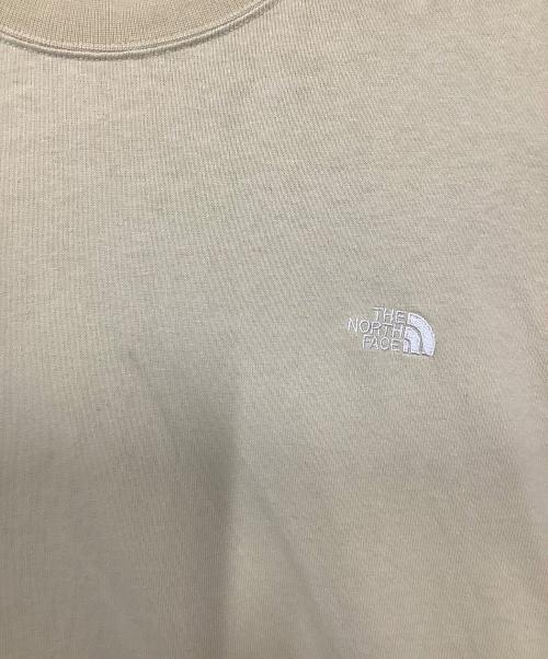 THE NORTH FACE（ザ ノース フェイス）THE NORTH FACE (ザ ノース フェイス) L/S Nuptse Cotton Tee ベージュ サイズ:Lの古着・服飾アイテム