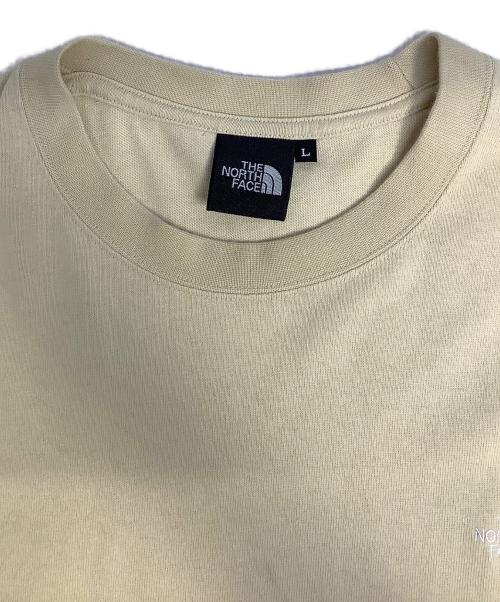 THE NORTH FACE（ザ ノース フェイス）THE NORTH FACE (ザ ノース フェイス) L/S Nuptse Cotton Tee ベージュ サイズ:Lの古着・服飾アイテム