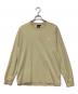 THE NORTH FACE（ザ ノース フェイス）の古着「L/S Nuptse Cotton Tee」｜ベージュ