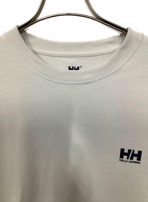 HELLY HANSEN（ヘリーハンセン）HELLY HANSEN (ヘリーハンセン) スクエアロゴカットソー ホワイト サイズ:Lの古着・服飾アイテム
