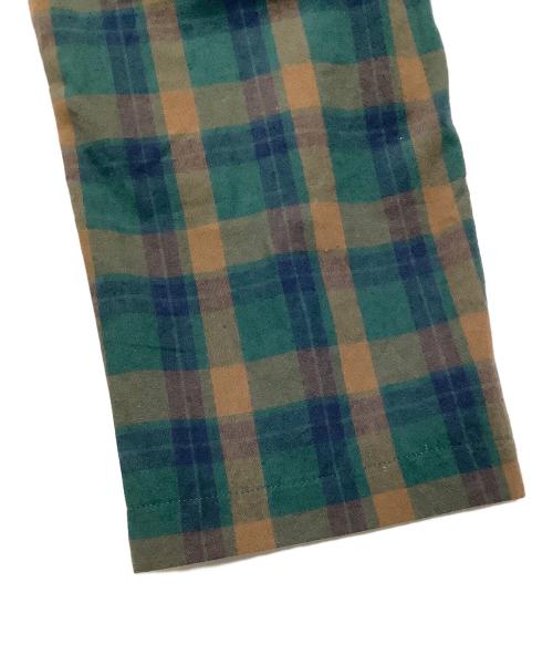 WIND AND SEA（ウィンダンシー）WIND AND SEA (ウィンダンシー) ブレイドチェックスラックス グリーン サイズ:Lの古着・服飾アイテム