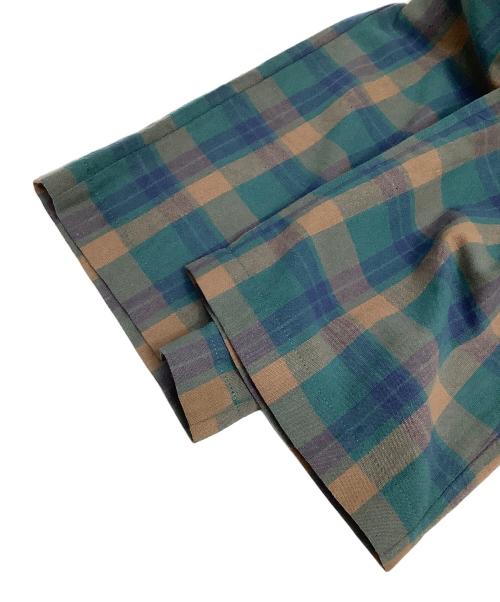 WIND AND SEA（ウィンダンシー）WIND AND SEA (ウィンダンシー) ブレイドチェックスラックス グリーン サイズ:Lの古着・服飾アイテム