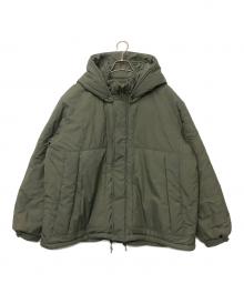 odub（オーダブ）の古着「中綿 フード ジャケット」｜カーキ