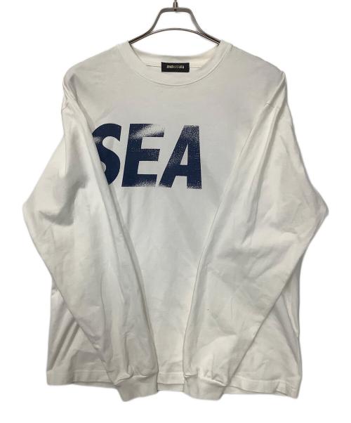 WIND AND SEA（ウィンダンシー）WIND AND SEA (ウィンダンシー) スウェット ホワイト サイズ:Mの古着・服飾アイテム