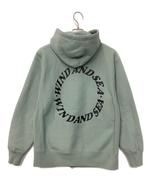 WIND AND SEA（ウィンダンシー）WIND AND SEA (ウィンダンシー) Disney (ディズニー) ジップパーカー ミントグリーン サイズ:Mの古着・服飾アイテム