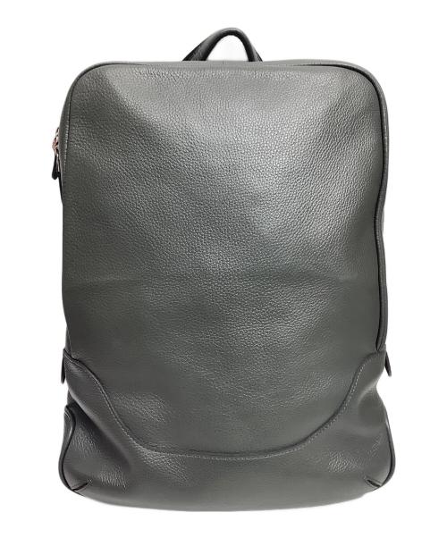 PELLE MORBIDA（ペッレモルビダ）PELLE MORBIDA (ペッレモルビダ) レザーリュック グレーの古着・服飾アイテム