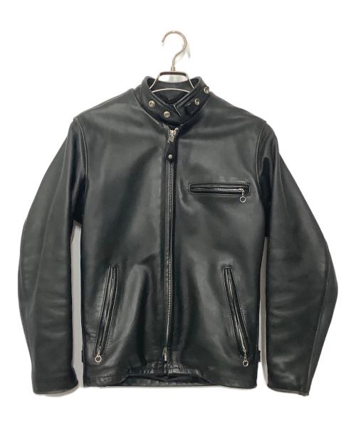Schott（ショット）Schott (ショット) ライナー付レザージャケット ブラック サイズ:32の古着・服飾アイテム