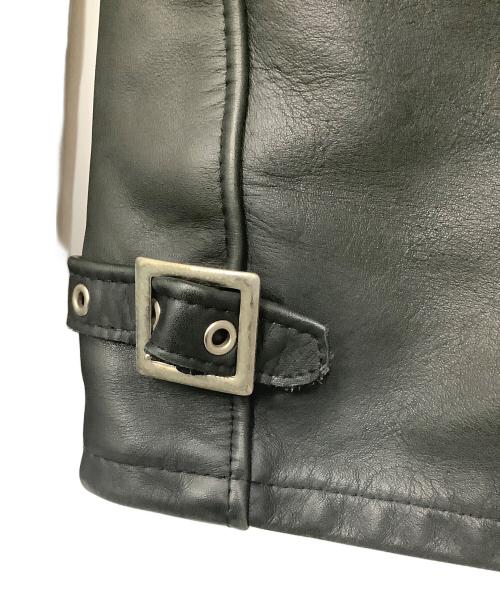 Schott（ショット）Schott (ショット) ライナー付レザージャケット ブラック サイズ:32の古着・服飾アイテム