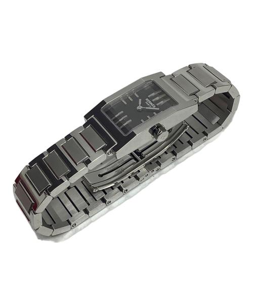 HERMES（エルメス）HERMES (エルメス) 腕時計 ブラック×シルバーの古着・服飾アイテム