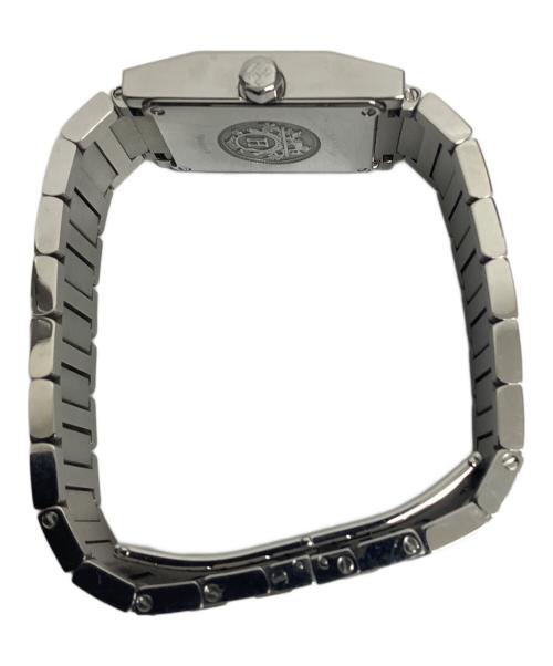 HERMES（エルメス）HERMES (エルメス) 腕時計 ブラック×シルバーの古着・服飾アイテム