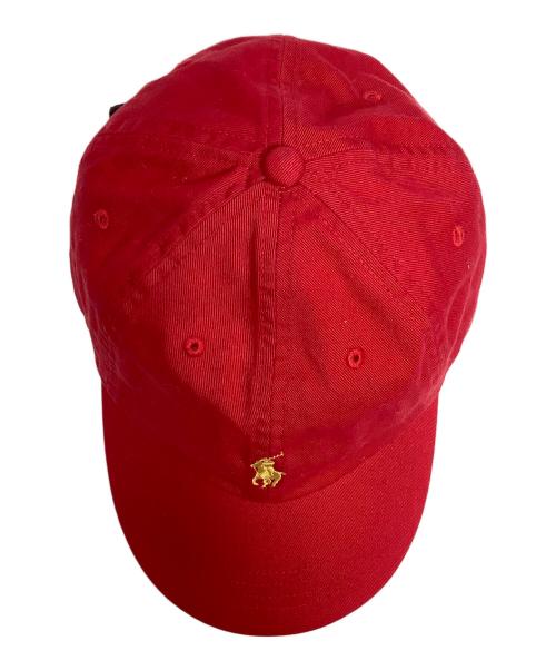 POLO RALPH LAUREN（ポロ・ラルフローレン）POLO RALPH LAUREN (ポロ・ラルフローレン) キャップ レッドの古着・服飾アイテム