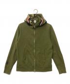 A BATHING APEア ベイシング エイプ）の古着「1st Shark Full Zip Hoodie」｜カーキ