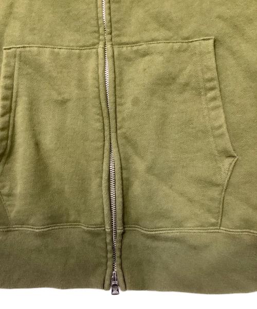 A BATHING APE（ア ベイシング エイプ）A BATHING APE (ア ベイシング エイプ) 1st Shark Full Zip Hoodie カーキ サイズ:Mの古着・服飾アイテム