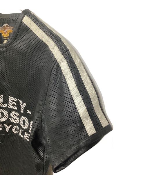 HARLEY-DAVIDSON（ハーレーダビッドソン）HARLEY-DAVIDSON (ハーレーダビッドソン) メッシュライダースジャケット ブラック サイズ:XLの古着・服飾アイテム