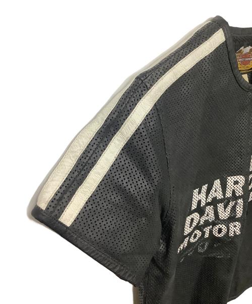 HARLEY-DAVIDSON（ハーレーダビッドソン）HARLEY-DAVIDSON (ハーレーダビッドソン) メッシュライダースジャケット ブラック サイズ:XLの古着・服飾アイテム