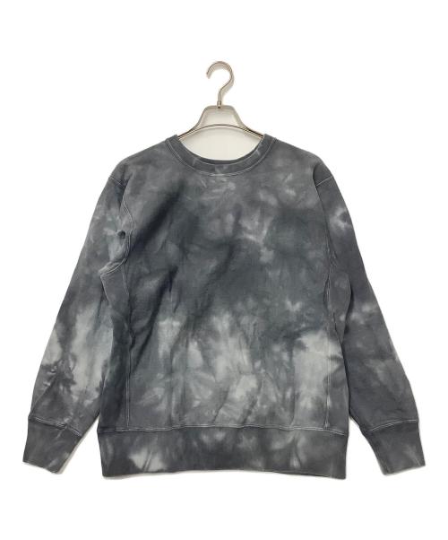 BARNS OUTFITTERS（バーンズアウトフィッターズ）BARNS OUTFITTERS (バーンズアウトフィッターズ) タイダイスウェット グレー サイズ:Mの古着・服飾アイテム