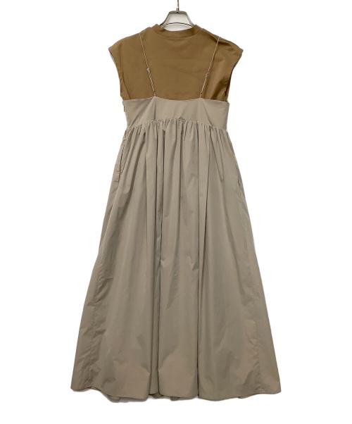 emmi atelier（エミアトリエ）emmi atelier (エミアトリエ) カットセットキャミソールワンピース ベージュの古着・服飾アイテム