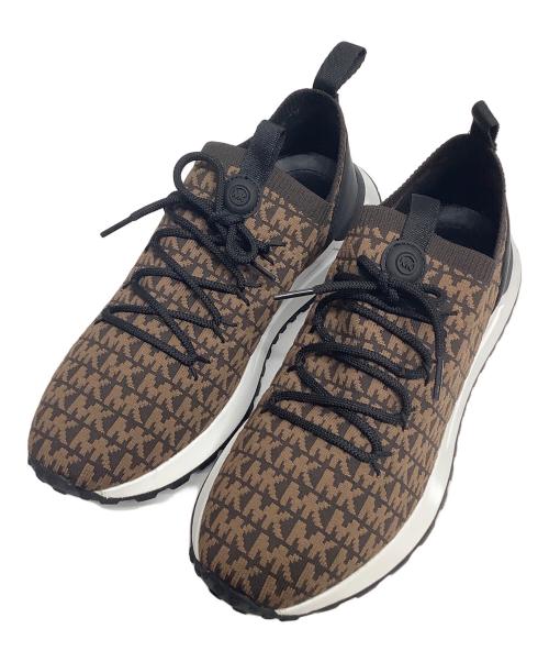 MICHAEL KORS（マイケル・コース）MICHAEL KORS (マイケルコース) スニーカー ブラウン×ブラック サイズ:9Mの古着・服飾アイテム