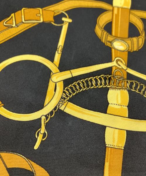 HERMES（エルメス）HERMES (エルメス) スカーフ ブラックの古着・服飾アイテム