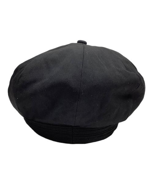 Yohji Yamamoto pour homme（ヨウジヤマモト プールオム）Yohji Yamamoto pour homme (ヨウジヤマモト プールオム) キャスケット ブラック サイズ:4の古着・服飾アイテム