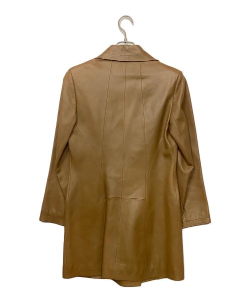 LOEWE（ロエベ）LOEWE (ロエベ) レザーコート ブラウン サイズ:36の古着・服飾アイテム
