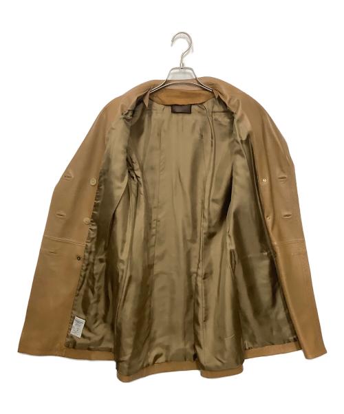 LOEWE（ロエベ）LOEWE (ロエベ) レザーコート ブラウン サイズ:36の古着・服飾アイテム