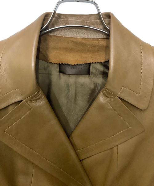 LOEWE（ロエベ）LOEWE (ロエベ) レザーコート ブラウン サイズ:36の古着・服飾アイテム