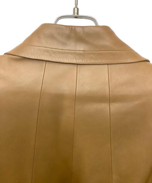 LOEWE（ロエベ）LOEWE (ロエベ) レザーコート ブラウン サイズ:36の古着・服飾アイテム