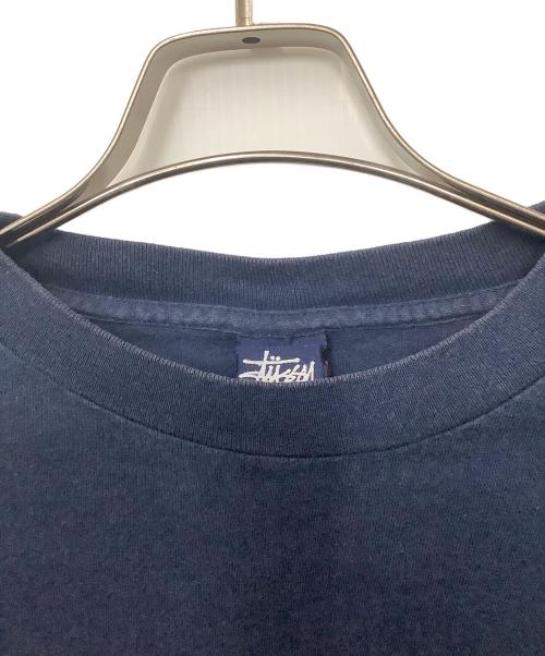 stussy（ステューシー）stussy (ステューシー) バックプリント半袖Tシャツ ネイビー サイズ:Sの古着・服飾アイテム