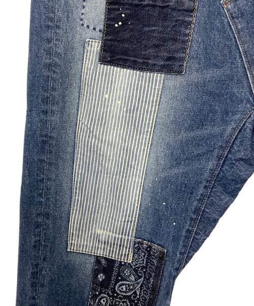 TOBILA（トビラ）TOBILA (トビラ) リメイク風サルエルパンツ ネイビー サイズ:Sの古着・服飾アイテム