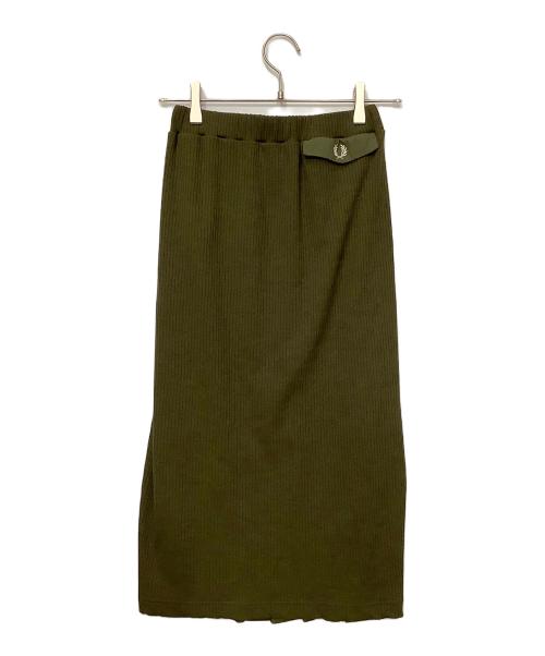 FRED PERRY（フレッドペリー）FRED PERRY (フレッドペリー) 切替スカート カーキ サイズ:36の古着・服飾アイテム