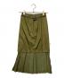 中古・古着 FRED PERRY (フレッドペリー) 切替スカート カーキ サイズ:36：5000円