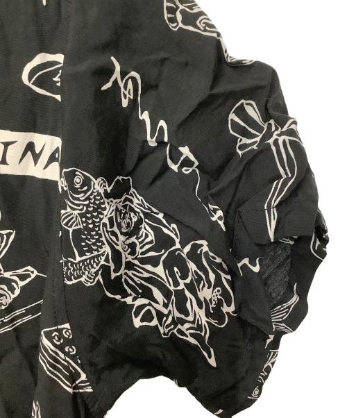 Aloha Blossom（アロハブロッサム）Aloha Blossom (アロハブロッサム) シャツワンピース ブラック サイズ:2の古着・服飾アイテム