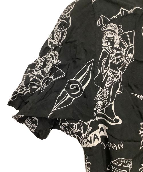 Aloha Blossom（アロハブロッサム）Aloha Blossom (アロハブロッサム) シャツワンピース ブラック サイズ:2の古着・服飾アイテム