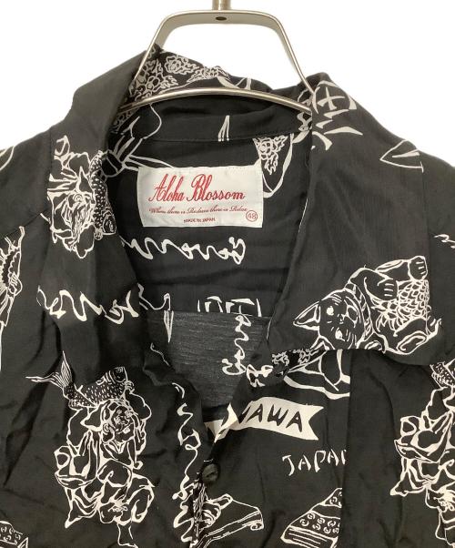 Aloha Blossom（アロハブロッサム）Aloha Blossom (アロハブロッサム) アロハシャツ ブラック サイズ:48の古着・服飾アイテム