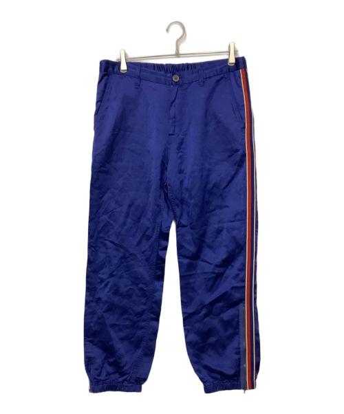 GUCCI（グッチ）GUCCI (グッチ) トラックパンツ ブルー サイズ:34の古着・服飾アイテム