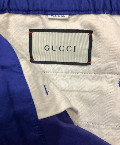 GUCCI（グッチ）GUCCI (グッチ) トラックパンツ ブルー サイズ:34の古着・服飾アイテム