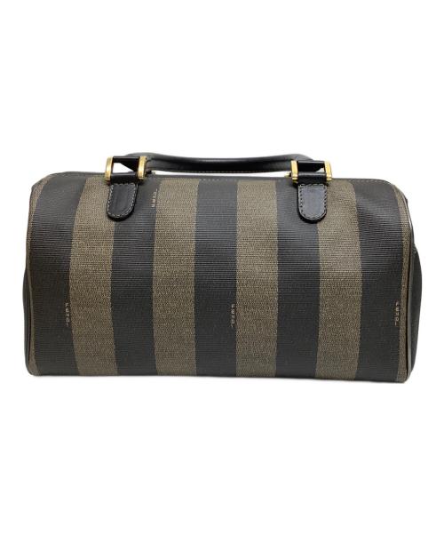 FENDI（フェンディ）FENDI (フェンディ) ミニボストンバッグ ベージュ×ブラックの古着・服飾アイテム