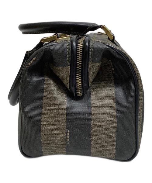 FENDI（フェンディ）FENDI (フェンディ) ミニボストンバッグ ベージュ×ブラックの古着・服飾アイテム