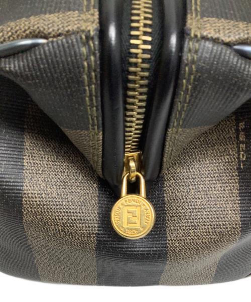 FENDI（フェンディ）FENDI (フェンディ) ミニボストンバッグ ベージュ×ブラックの古着・服飾アイテム