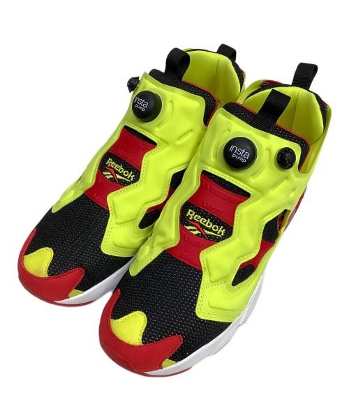 REEBOK（リーボック）REEBOK (リーボック) ローカットスニーカー イエロー×レッド サイズ:27.5cmの古着・服飾アイテム