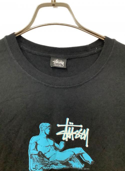 stussy（ステューシー）stussy (ステューシー) 半袖カットソー ブラック サイズ:Mの古着・服飾アイテム