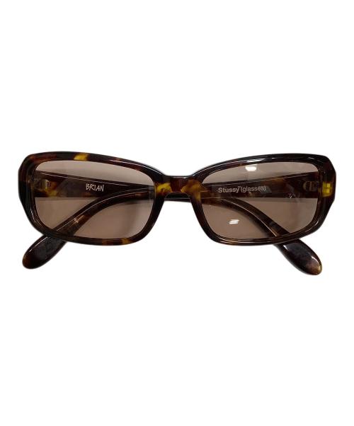 stussy（ステューシー）stussy (ステューシー) サングラス ブラウンの古着・服飾アイテム