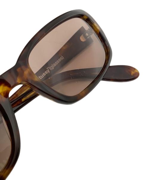stussy（ステューシー）stussy (ステューシー) サングラス ブラウンの古着・服飾アイテム